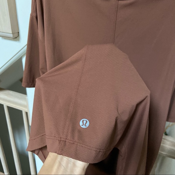 Lululemon All Yours Short Sleeve  Train Tee in Ancient Copper  8 NWOT - Picture 8 of 8